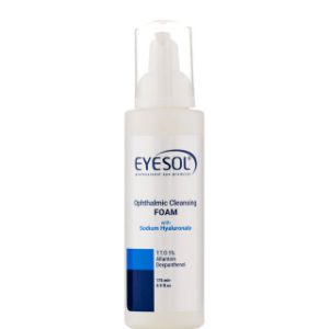 فوم شستشو پلک و مژه آیسول حجم 175 میلی لیتر (EYESOL)