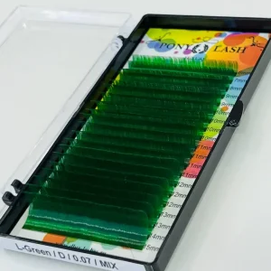 مژه رنگی پونی لش(لاکچری لش)D 0.07 mix
