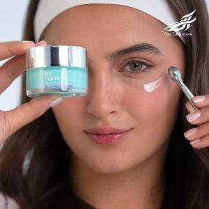 کرم دور چشم بایومارین به همراه رولر ماساژ استنلس استیل